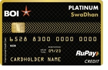 BOI RUPAY SWADHAN PLATINUM Credit Card