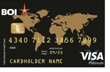 BOI VISA GOLD INTERNATIONAL Credit Card