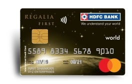 HDFC Regalia First Credit Card