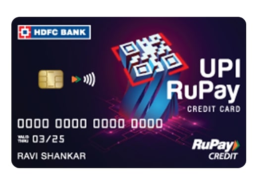 HDFC Bank UPI RuPay Credit Card
