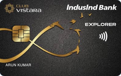 Indusind Bank Club Vistara Explorer Credit Card