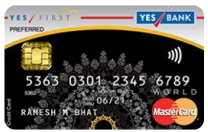 YES FIRST Preferred Credit Card