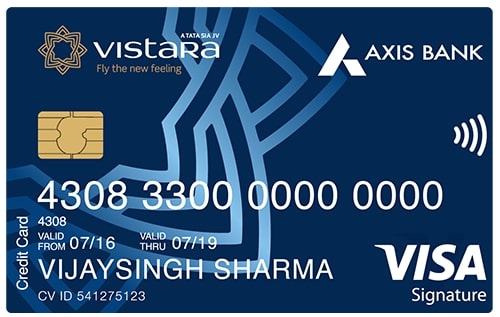 Axis Bank Vistara Signature Credit Card