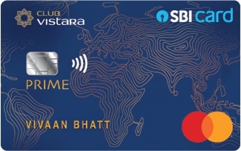 Club Vistara Sbi Card Prime