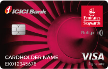 Emirates Icici Bank Card