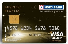 Hdfc Business Regalia Credit Card