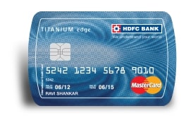 Hdfc Titanium Edge Credit Card