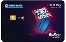 Hdfc Bank Upi Rupay Biz Credit Card