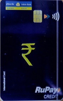 Indian Bank Ib-Rupay-Classic Credit Card