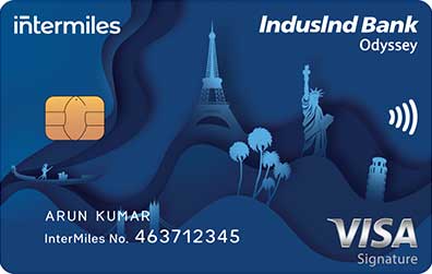 Indusind Bank Intermiles Odyssey Visa Credit Card