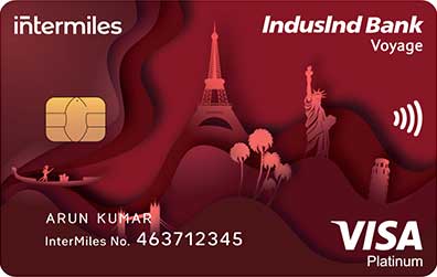 Indusind Bank Intermiles Voyage Visa Credit Card