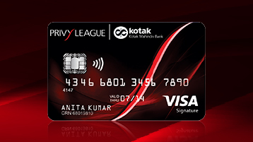 Kotak Privy League Signature Credit Card