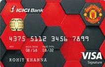 Manchester United Signature Icici Bank Credit Card