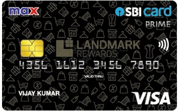 Max Sbi Card Prime