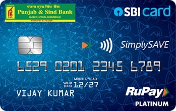 Psb Simplysave Sbi Card