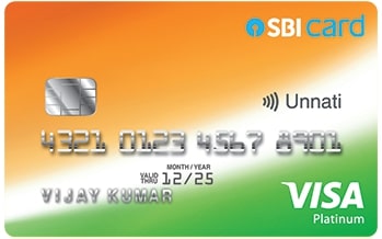 Sbi Card Unnati