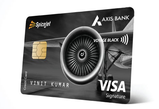Spicejet Axis Bank Voyage Black Credit Card